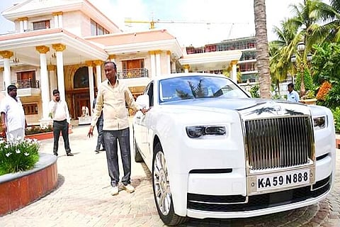 MTB Nagaraj with his car