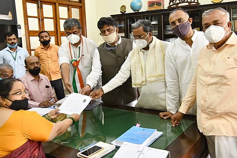 bk hariprasad nomination file