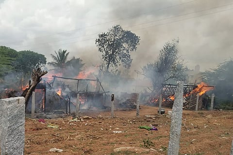huts fire
