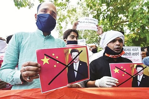 protest against china