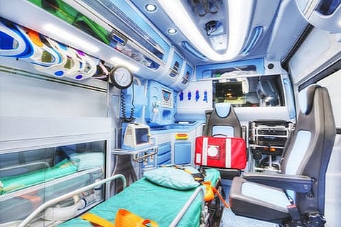 Ambulance inside