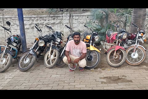 Arrested bike thief