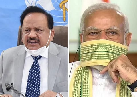 Health minister and modi