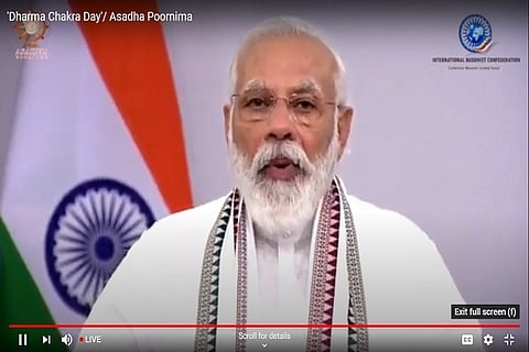 MODI in Dharma Chakra divas