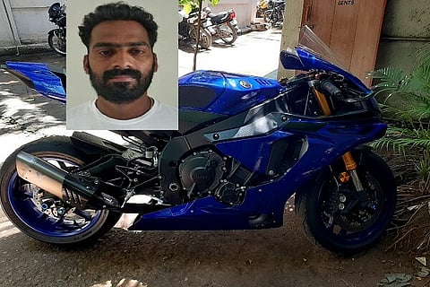 Muniyappa and his bike
