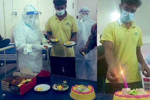 birthday -covid hospital