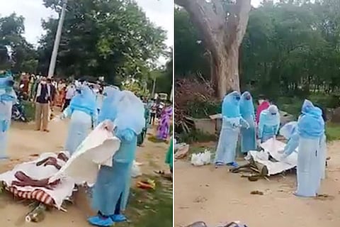 corona dead body kgl