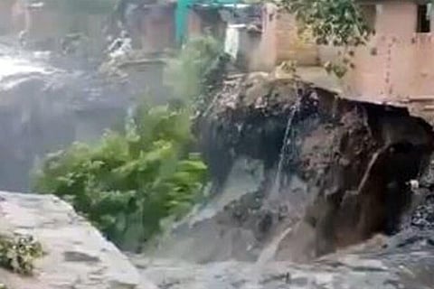 house collapse
