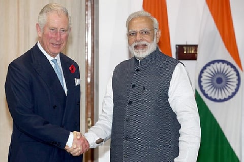 prince charles modi