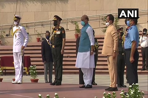 rajanath sing paid tributes to kargil