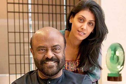 roshini-nadar and Shiv nadar
