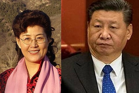 Cai Xia and Xi Jinping
