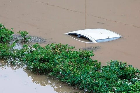Car In Water
