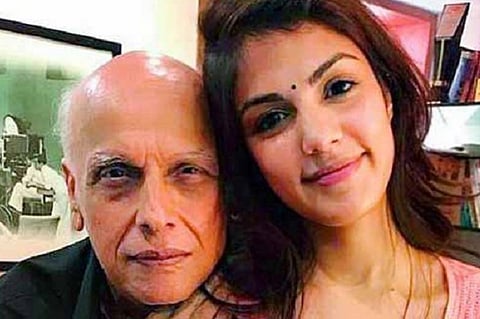 Mahesh Bhatt with Rhea