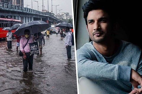 Sushant-Singh-Mumbai-Rain