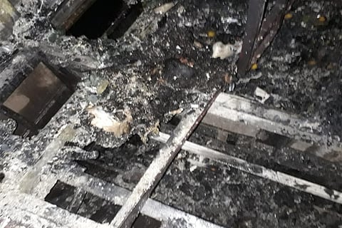 bus fire