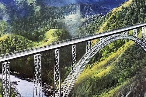 chenab raiway bridge