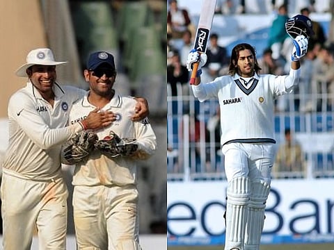 dhoni 100