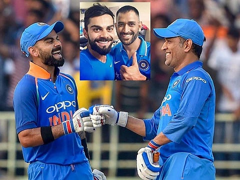 dhoni kohli