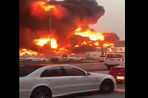dubai-ajman-market-fire