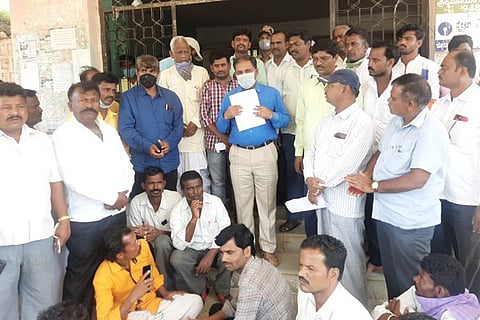 15092020 Yelburga Maharishi Valmiki Unit protest