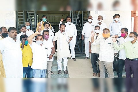 160920 Gangavati Valmiki Mahasabha Protest