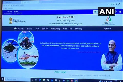 Aero India Website