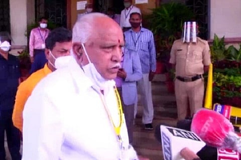 CM BSY Reaction about farmer protest and no confidence motion