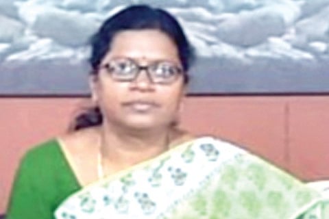 D Nagalakshmi Asha Workers State Secretary