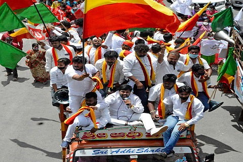 Kannada_Activists_Protest_Rally-9