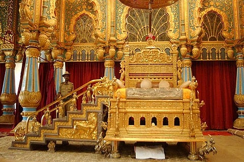 Mysore odeyar Throne