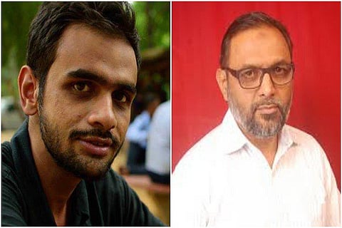 Umar Khalid and his father ilyas