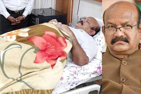 Umesh Jadhav in hospital