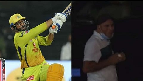 dhoni and resident