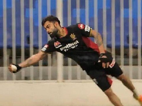 kohli catch