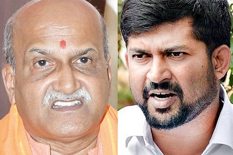 pramod muthalik-pratap simha