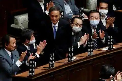 suga elected as pm of japan