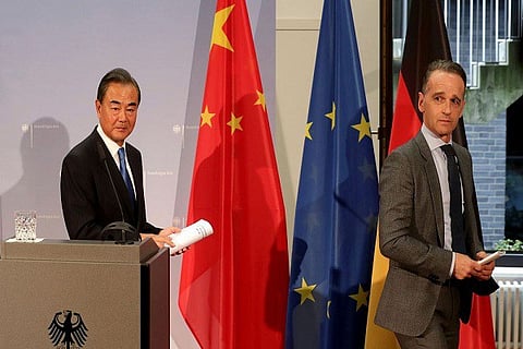 wang yi and Heiko Maas
