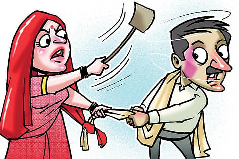 wife beating