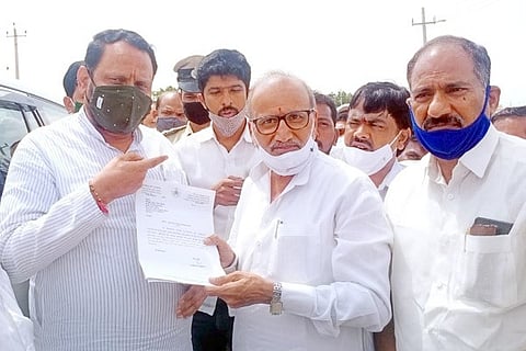 19102020 Sindhanoor DCM Lakshmana Sawadi MLA Venkatarao Nadagowda