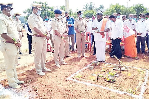 261020 Kotturu Police Station Construction