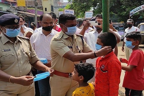 Covid 19 awareness in davanagere