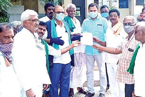 HBHalli Farmers Union Protest