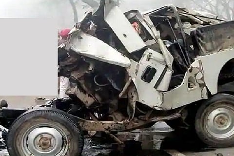 Indicative image of jeep blast