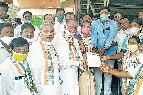 Kushtagi Congress Appeal Aganist Farmers Bill