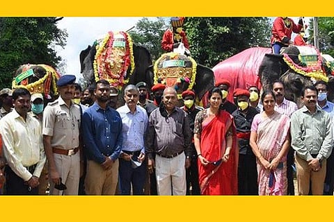 Mysuru Dasara Elephant Arrival