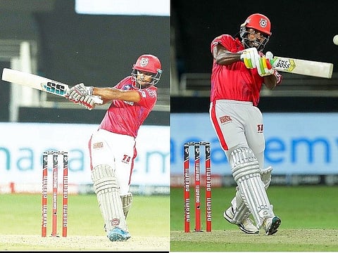nicolas pooran and chris gayle for web