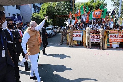 Amit shah Chennai visit