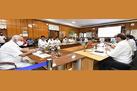 CM BSY MEETING SHARAVATI