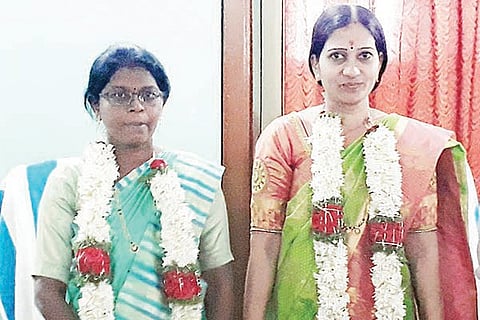 Hutti Panchayat President Vijayamma Vice President Nagaratna